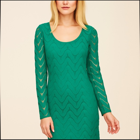 Free People Dresses & Skirts - Free People Ladies Size XSmall Green Long Sleeve Dress